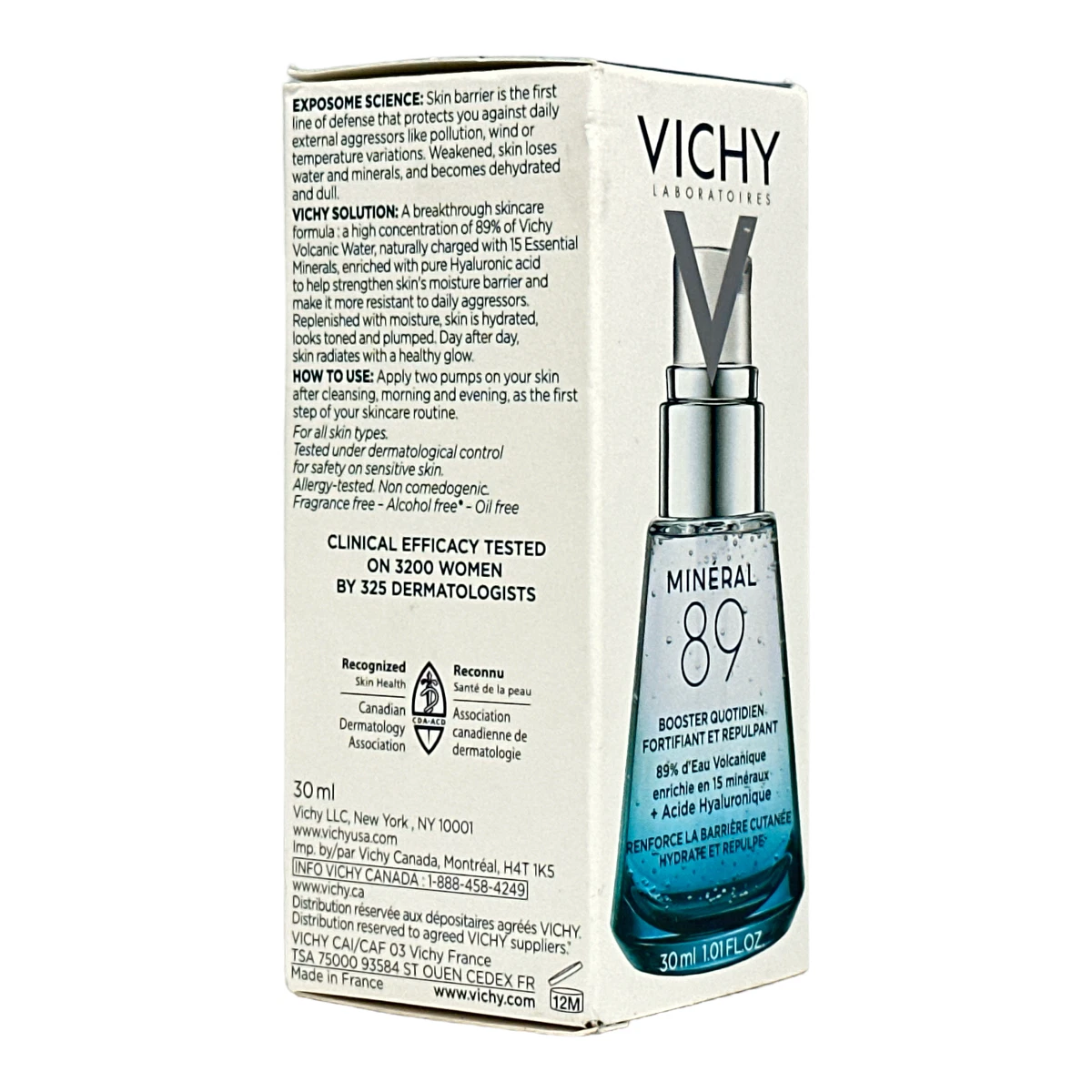 Vichy Mineral 89 Fortifying And Pumpling Daily Booster 30ml/1.01fl  