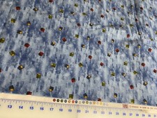 Debbie Mumm 4 Seasons Farm Country cotton Coordinating Fabric Blue OOP