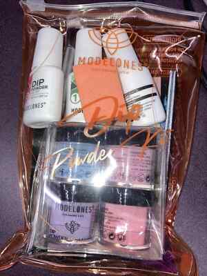 Modelones, Dip, Power Kit, 4 Colors, Base, Activator & Gel Top