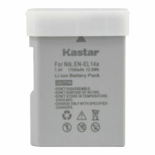 Kastar Rechargeable Li-Ion Battery for Nikon ENEL14 EN-EL14a 27126 DSLR Camera