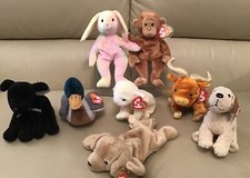 Selection of MINT Collectable TY Beanie BABIES ANIMALS MWMT Rare Retired - NEW