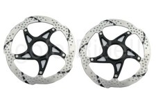 2x TRP 25 Disc Brake Rotor - 160mm Center Lock Silver/Black