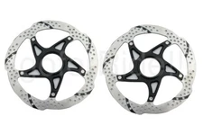 2x TRP 25 Disc Brake Rotor - 160mm Center Lock Silver/Black