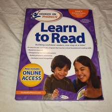 Hooked on Phonics Learn to Read Level 3 Emergent Readers Kindergarten Age 4-6