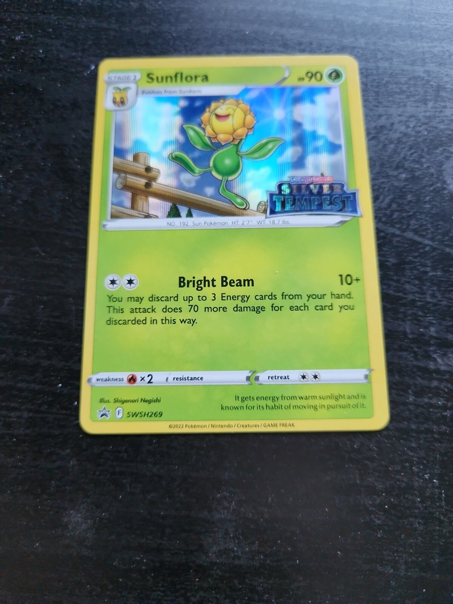 Sunflora SWSH269 Stamped Promo Silver Tempest Pokemon TCG NM Sunflora SWSH269 Stamped Promo Silver Tempest Pokemon TCG NM