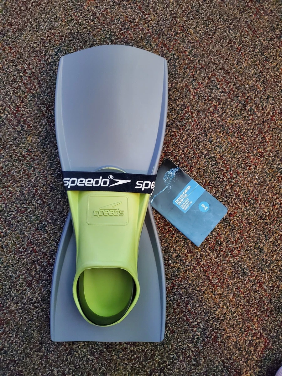 Speedo Trialon Rubber Swim Fins Size XS New