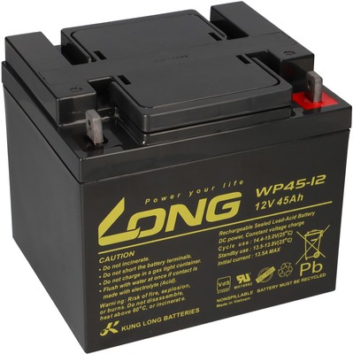 Akku kompatibel NP 38-12 NPL 38-12 12V 45Ah AGM Blei VDS Batterie Long