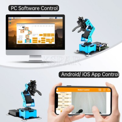 Hiwonder ArmPi Mini 4DOF Robot Arm with Motherboard for Raspberry Pi CM4/4G