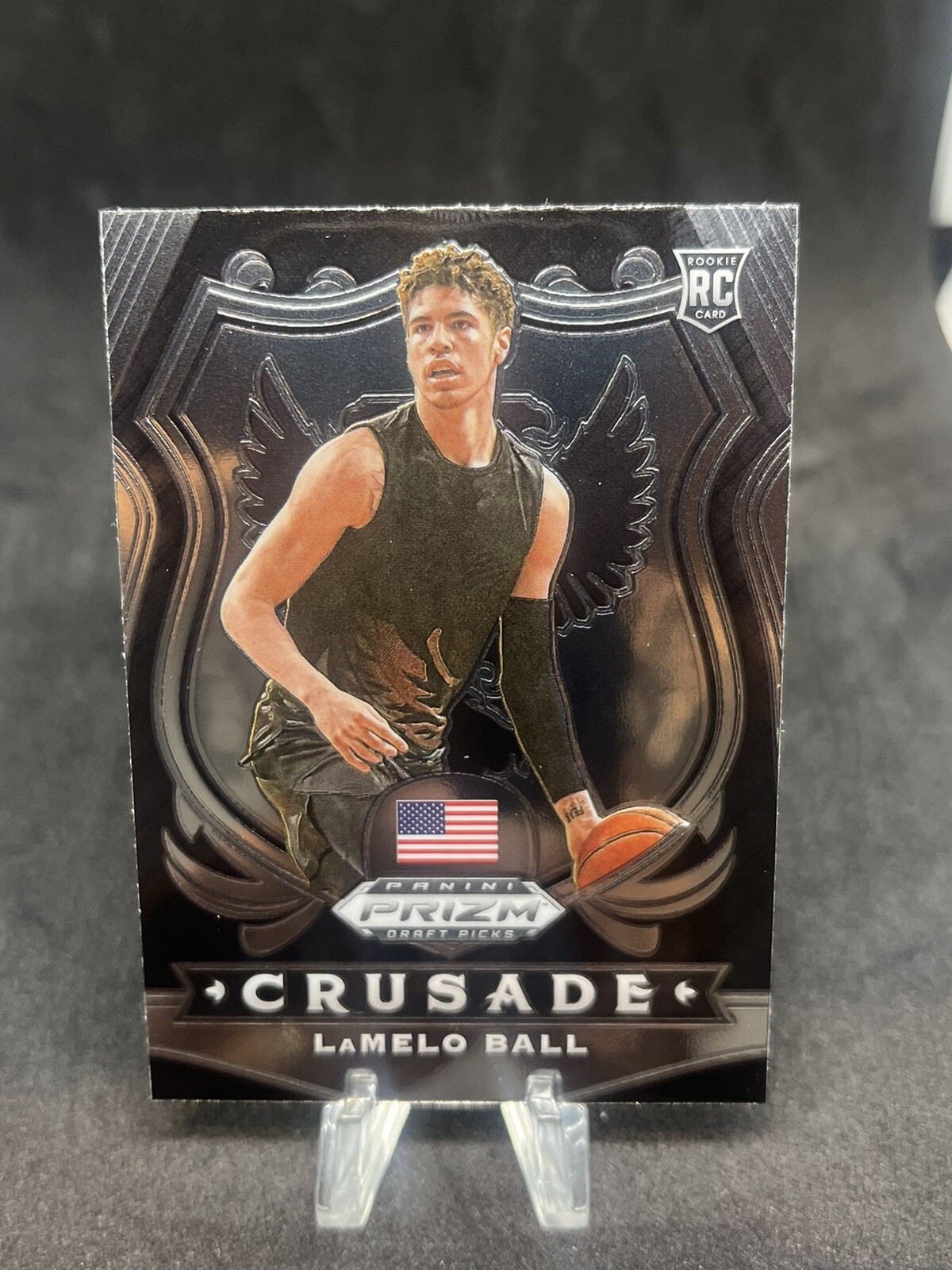 LAMELO BALL RC 2020 PANINI PRIZM DRAFT PICKS CRUSADE #83