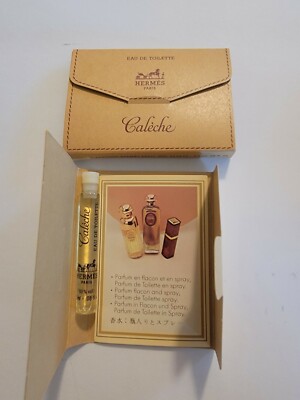 Hermes Caleche Parfum Vtg Sample Size Qty 10 .08 Ounces Each *NOS Harder To Find