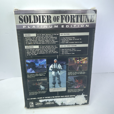 SOLDIER OF FORTUNE PLATINUM EDITION レア SOLDIER OF FORTUNE