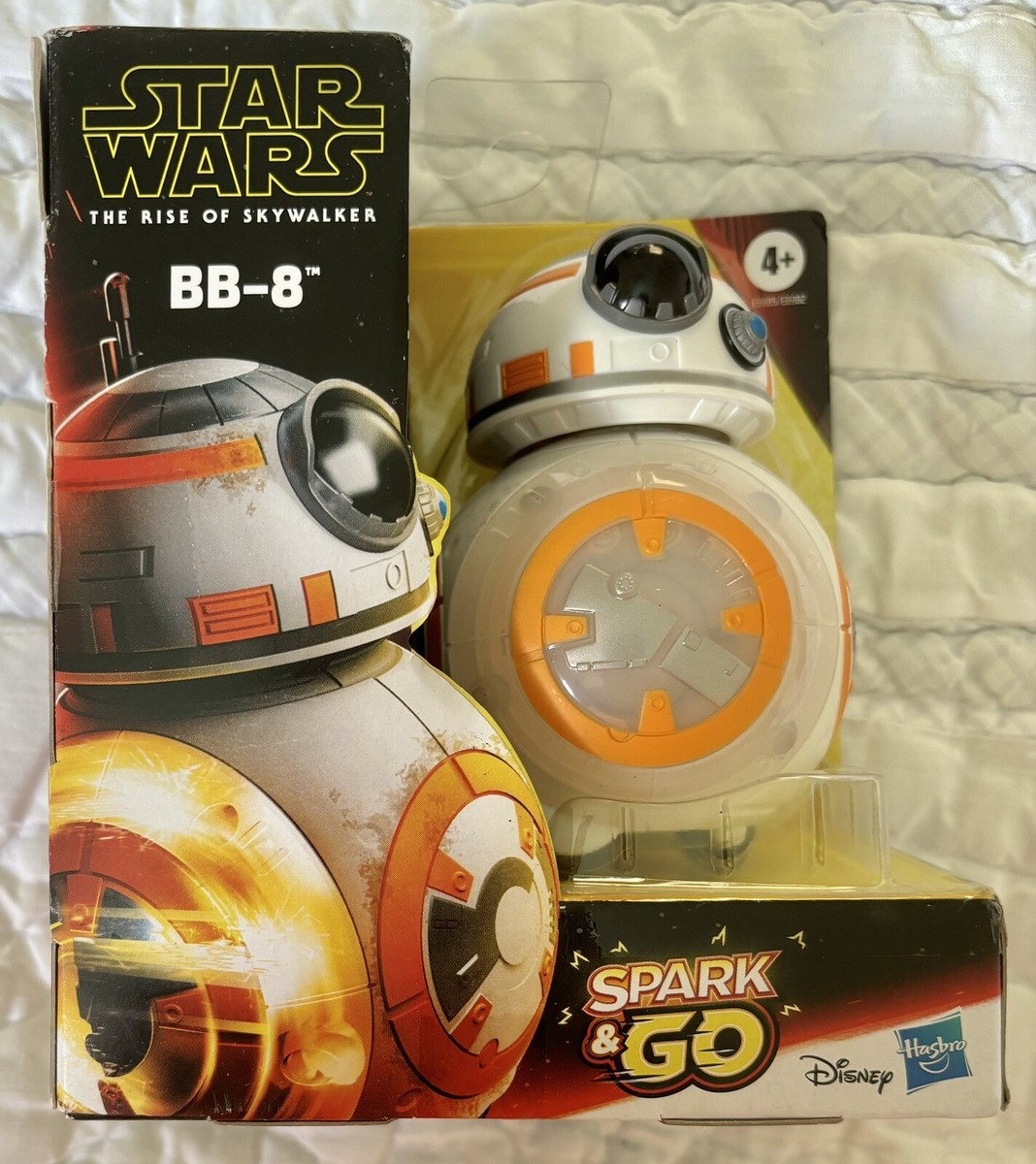 NEW DISNEY STAR WARS THE RISE OF SKYWALKER SPARK & GO BB-8 ROLLING