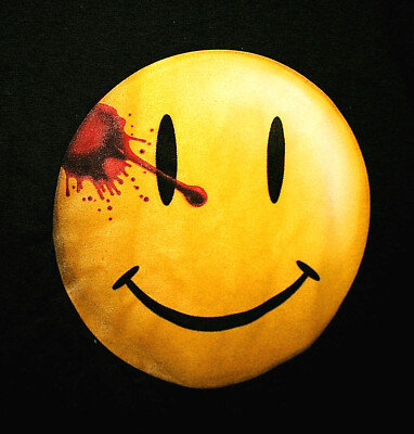 Vtg Watchmen Comedian Rorschach San Diego Comic-con T-Shirt New Sz