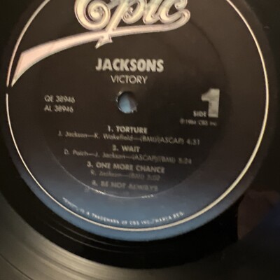 The Jacksons “Victory” (1984) Vinyl LP Record Michael Jackson Mick
