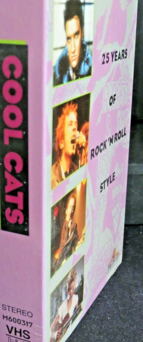 Cool Cats - 25 Years Of Rock N Roll Style (VHS, 1994) for sale