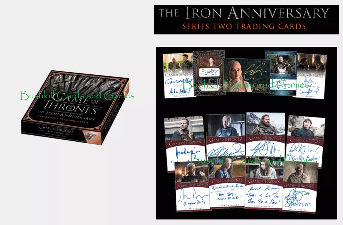 Game of Thrones: The Iron Anniversary Series 2 Trading Cards