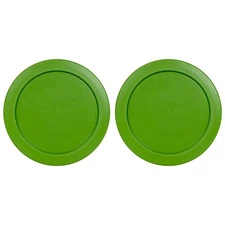 Replacement Lid for Pyrex 1-CUP Storage Cover 4" Bowl 7202-PC GREEN (2-Pack)