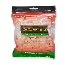 ZEN Regular Cigarette Menthol Filter Tips 200ct