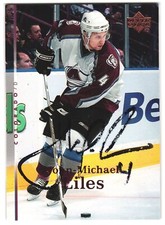 John-Michael Liles Autographed 2007 Upper Deck  Card #59 Colorado Avalanche