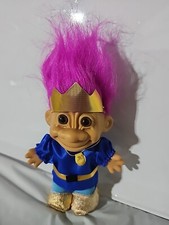 L0t of 16 Vintage Prince Charming Troll Dolls 18559 Royal Purple Hair Russ New