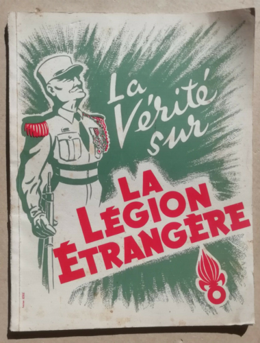 La Vérité sur la Légion Etrangère Lucien LOGE éd Service des Imprimés 1955 - Afbeelding 1 van 3