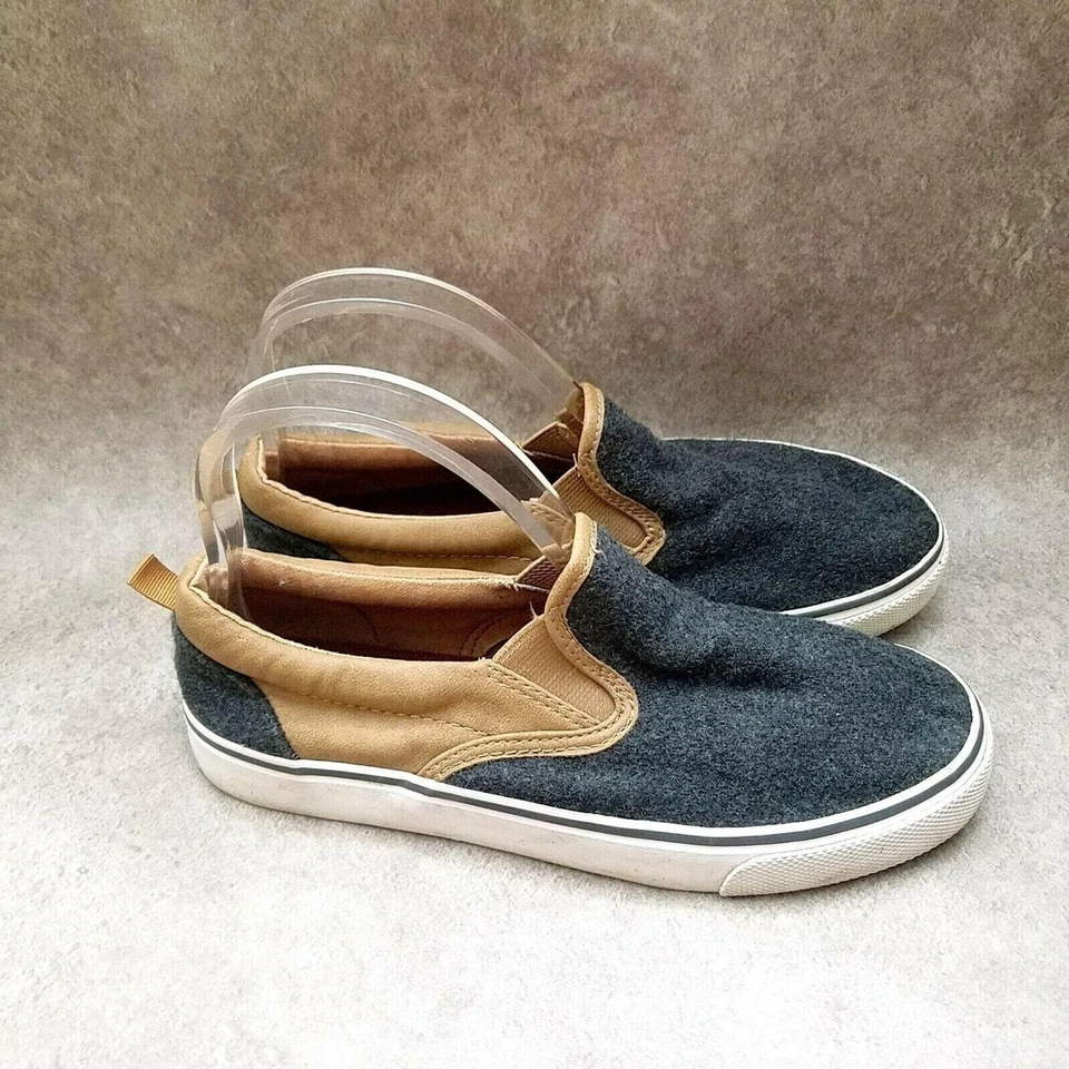 Old Navy Big Boys 855929 Size 5 Gray  Textile Slip On Loafer - Imagem 4 de 4