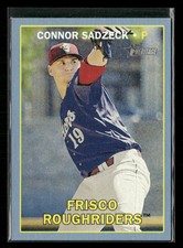 2016 Topps Heritage Minor League #162 Connor Sadzeck Blue #/99