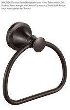 Bronze Towel Ring,Bathroom Hand Towel Holder,Oil Rubbed Towel Hanger