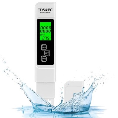 Digitales TDS/EC Meter Tester, Wasserqualitätstestgerät, LCD-Display, PPM Lei...