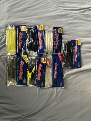 MirrOlure Original Scented Soft Plastic Worm 7pk Multicolor