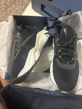 Dior B30 Black White Mesh Sneakers Size EU 41.5 / US 8.5 Men  s Excellent w/ Box