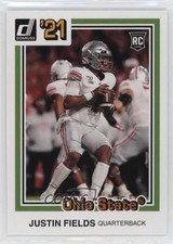 2021 Panini Chronicles Draft Picks Donruss Retro Orange Justin Fields #33 0zg7