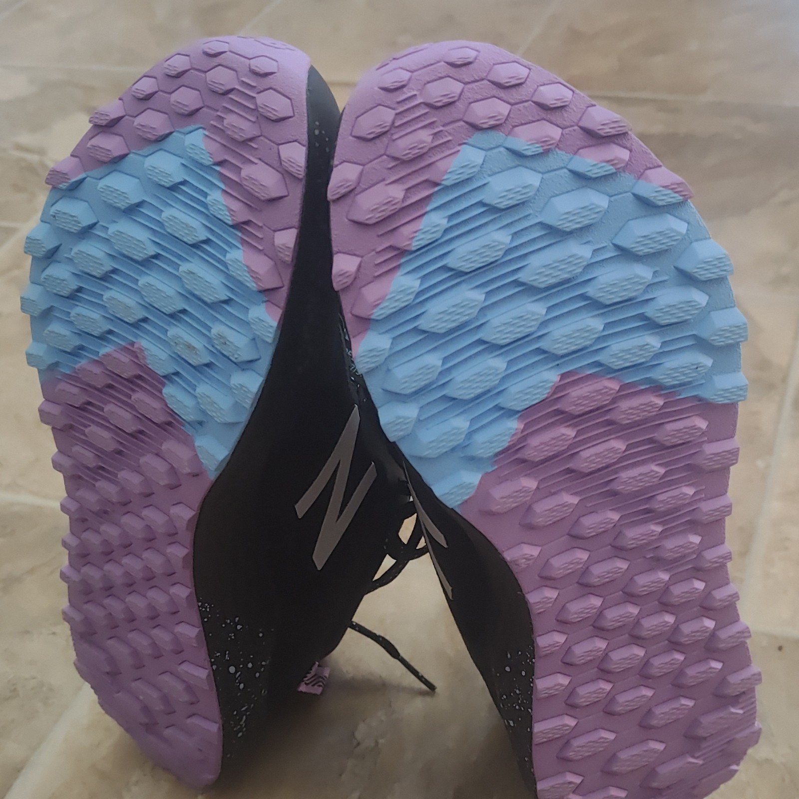 New Balance Fresh Foam Arishi WTARISK1 Women's Athletic Shoes Black Purple Toe … thumbnail 4