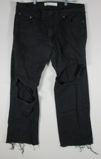Signature by Levi Strauss Mens Relaxed Fit Straight Jeans Size 36X30 Black