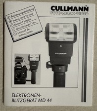 Bedienungsanleitung Cullmann Elektronenblitzgerät MD44