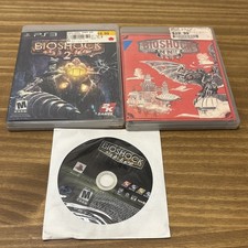 Bioshock Trilogy Lot (1,2 & Infinte) Sony PlayStation 3 PS3