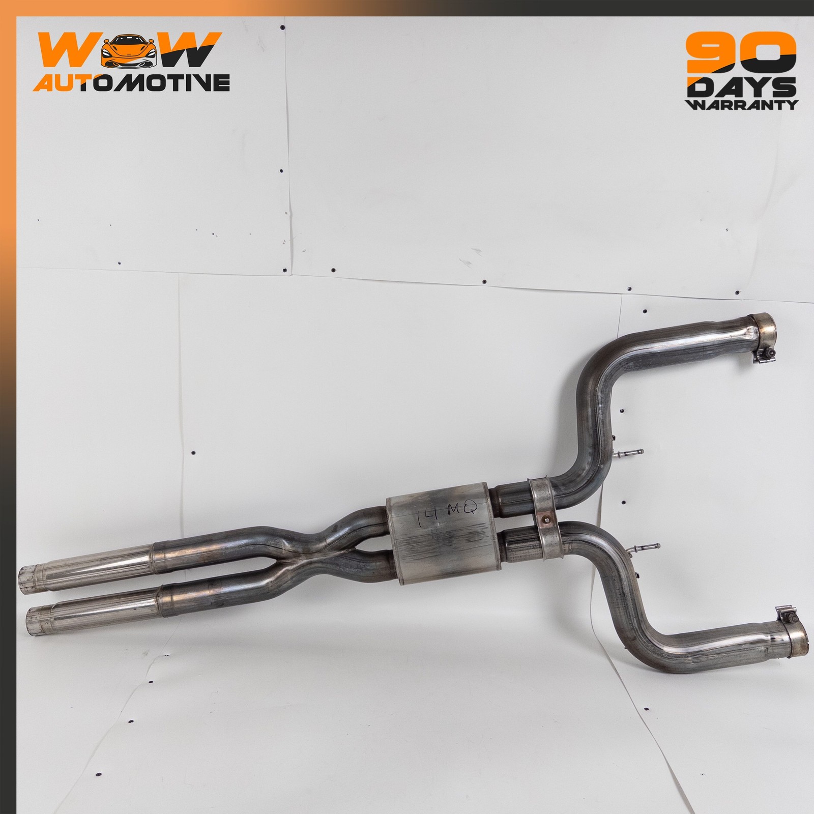 13-19 MASERATI QUATTROPORTE GTS 3.8L EXHAUST SYSTEM CENTER RESONATOR PIPE OEM