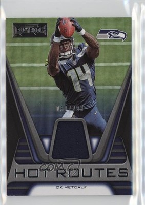 2019 Panini Playbook Hot Routes /299 DK Metcalf #2 Rookie RC 1q7k