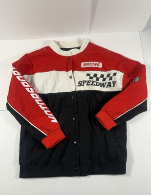 Art Class Kids Racing Jacket Speedway Motor Sport Red Black Size L