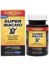 Super Macho with Zinc, Ginseng and High Potency B Vitamins, 50 softgels, 8/2027
