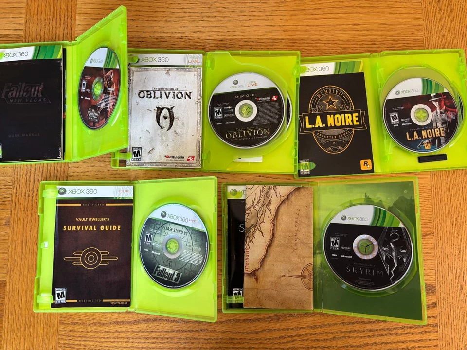 Lote de juegos de rol de acción Xbox 360 | 10 juegos | Fallout, Skyrim, Oblivion, Mass Effect Foto 3 de 4