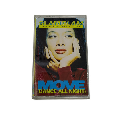 SLAM SLAM featuring Dee C. Lee - MOVE (DANCE ALL NIGHT) Cassette 1991 MCA Sealed