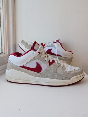 Nike Air Jordan Stadium 90 Sneaker Weiß Rot Formel 23 Turnschuhe UK 10 EU 45