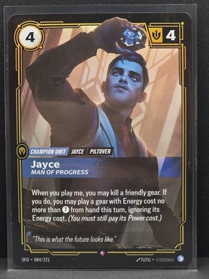 Jayce Man of Progress 084/221 - English Riftbound TCG: Spiritforged