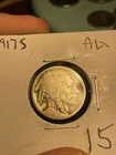 1917 S Buffalo Nickel 5c, Problem Free Semi Key Date #A2875