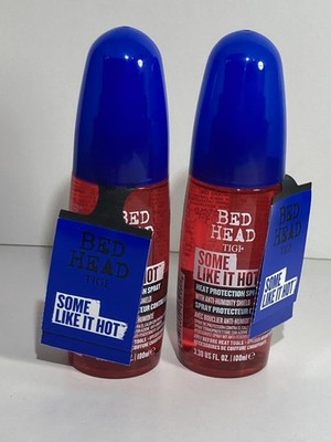Bed Head TIGI Some Like It Hot Heat Protection Spray 3.38 oz Each Lot Of 2