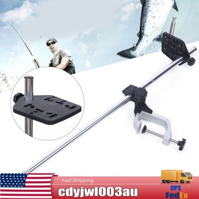 360° Adjustable Universal Portable Transducer Bracket with Fishfinder Mount US