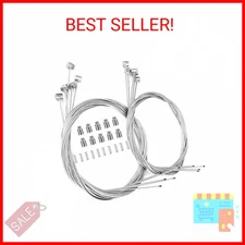 Hapleby 10PCS Premium Bike Brake Cable, Professional Bicycle brake line for Moun