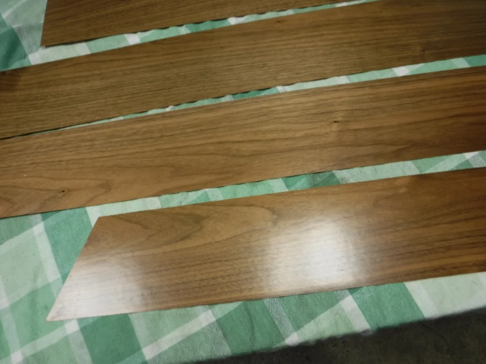 new blem 1963 1965 Buick Riviera Woodgrain Insert Panels Door woodgrain Walnut - Image 2 of 4