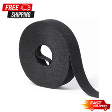 1 in X 30 Ft Hook and Loop Roll  Double-Sided Strips, Self-Gripping Straps  Re